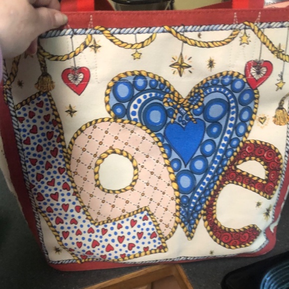 Brighton, Celebrate Holiday, Canvas Tote, NWT - Picture 2 of 5